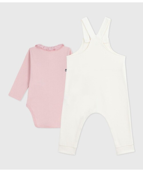PETIT BATEAU（プチバトー） ベビー服 ロンパース ベビー2点セット 