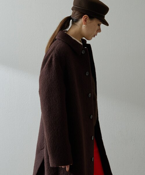 Whim Gazette（ウィム ガゼット） ステンカラーコート コート アルパカ