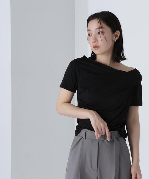 「NATURAL BEAUTY BASIC」 半袖カットソー FREE ブラウン レディース_画像6