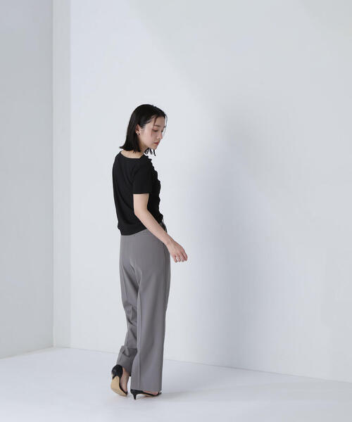 「NATURAL BEAUTY BASIC」 半袖カットソー FREE ブラウン レディース_画像7