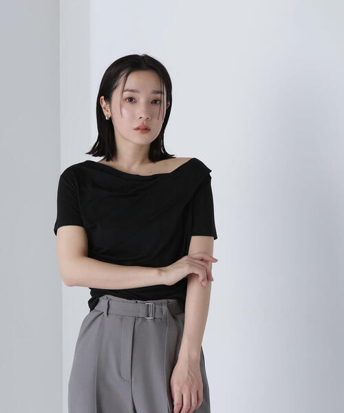 「NATURAL BEAUTY BASIC」 半袖カットソー FREE ブラウン レディース_画像8