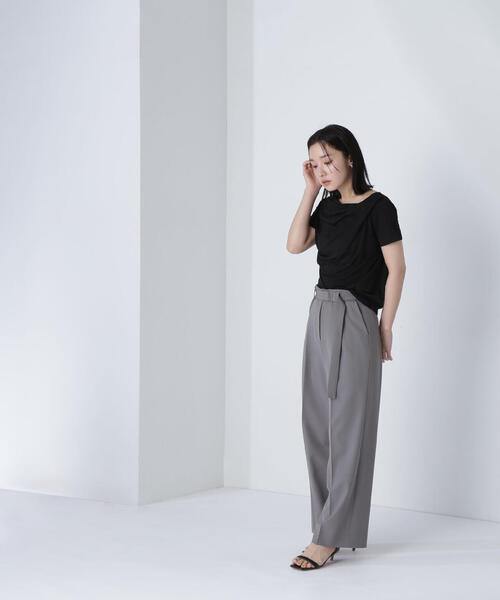 「NATURAL BEAUTY BASIC」 半袖カットソー FREE ブラウン レディース_画像9
