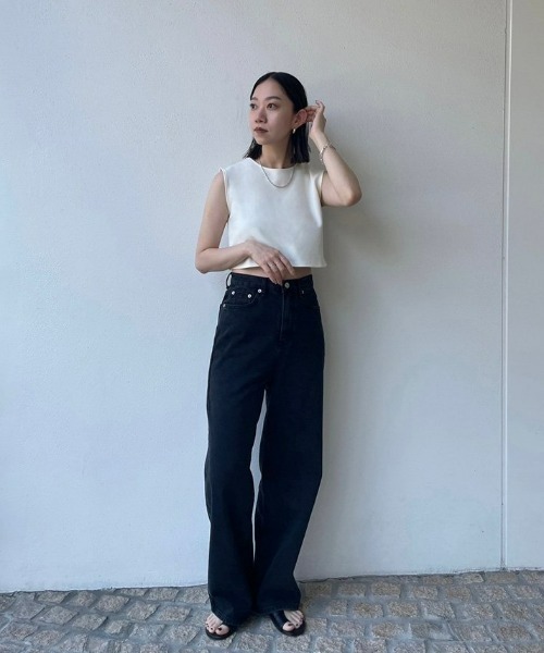 TODAYFUL 「TODAYFUL」 デニムパンツ 24inch ブラック レディース