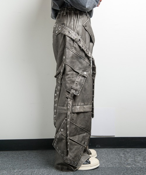 BACKSTAGE PASS（バックステージパス） ワイドパンツ カーゴパンツ