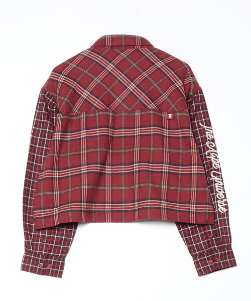 ブラウス シャツ AAPE LONG SLEEVE SHIRT レディースの画像