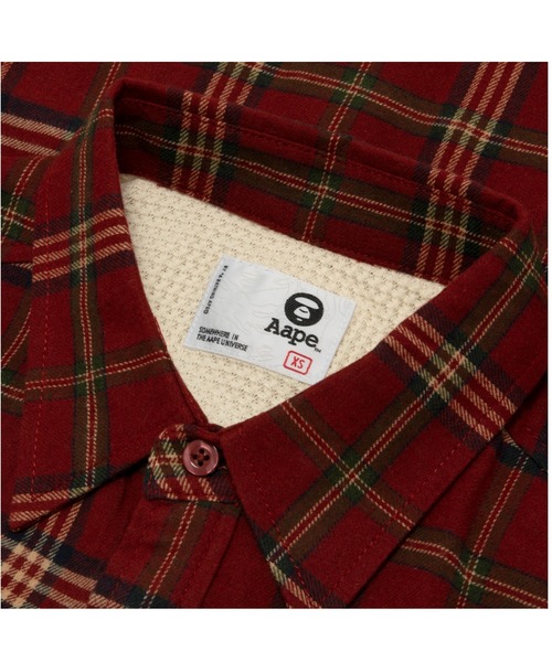 ブラウス シャツ AAPE LONG SLEEVE SHIRT レディースの画像