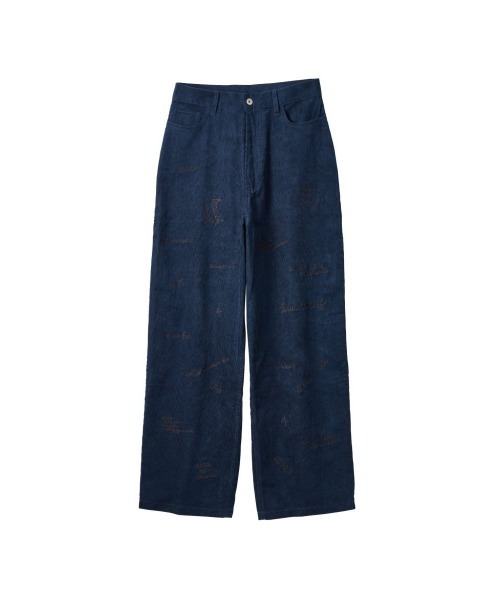 Knuth Marf（クヌースマーフ） パンツ embroidered corduroy pants