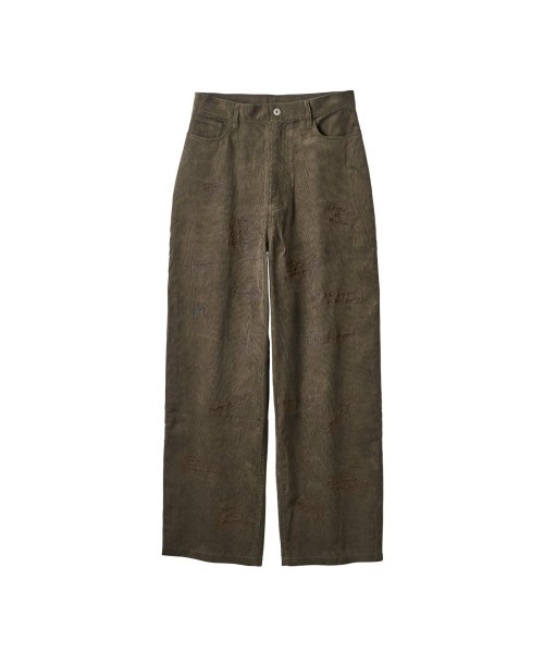 Knuth Marf（クヌースマーフ） パンツ embroidered corduroy pants