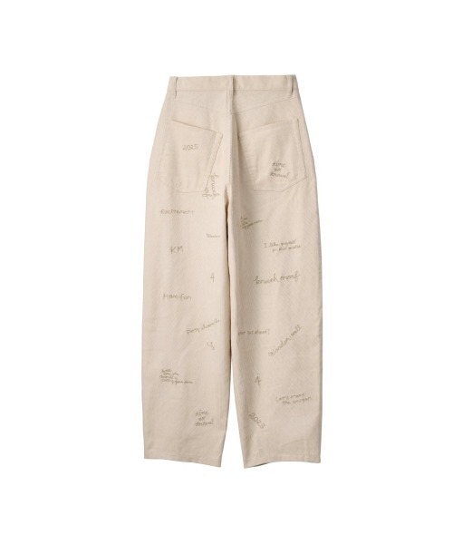 Knuth Marf（クヌースマーフ） パンツ embroidered corduroy pants