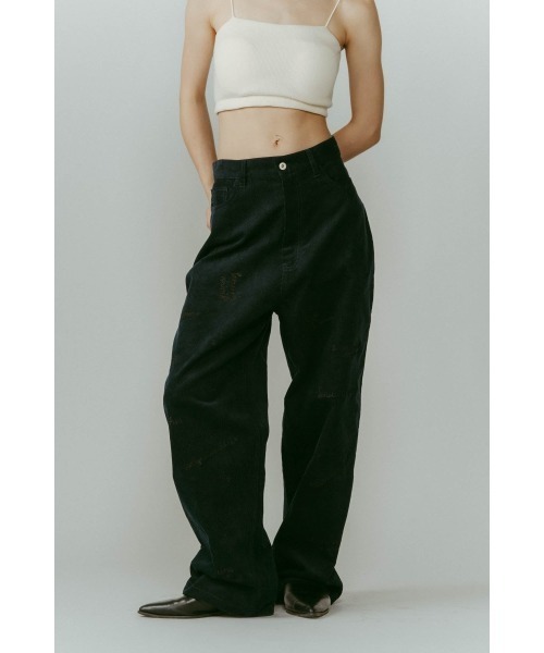Knuth Marf（クヌースマーフ） パンツ embroidered corduroy pants