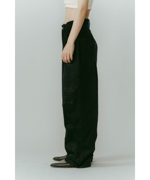 Knuth Marf（クヌースマーフ） パンツ embroidered corduroy pants