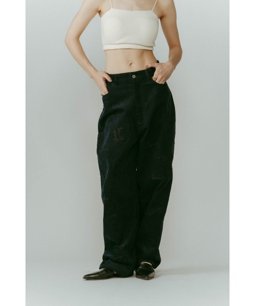 Knuth Marf（クヌースマーフ） パンツ embroidered corduroy pants