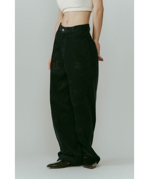 Knuth Marf（クヌースマーフ） パンツ embroidered corduroy pants