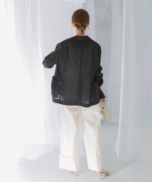 「URBAN RESEARCH ROSSO WOMEN」 ジャケット FREE ブラウン レディースの画像