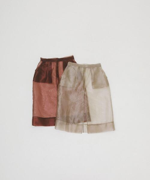 LAATO（ラート） スカート sheer midi skirt : ZOZOTOWN Yahoo!店
