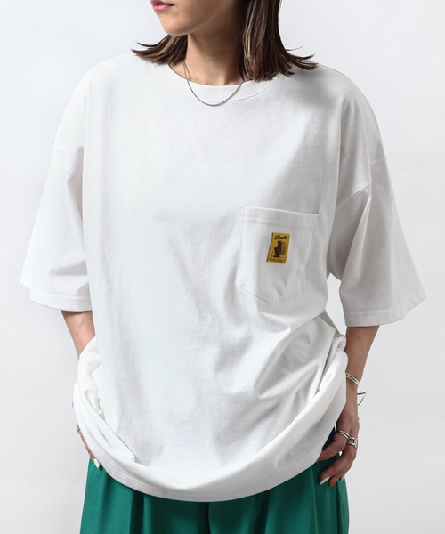 「COBMASTER」 「ZIP FIVE」半袖Tシャツ LARGE ブラック メンズ_画像3