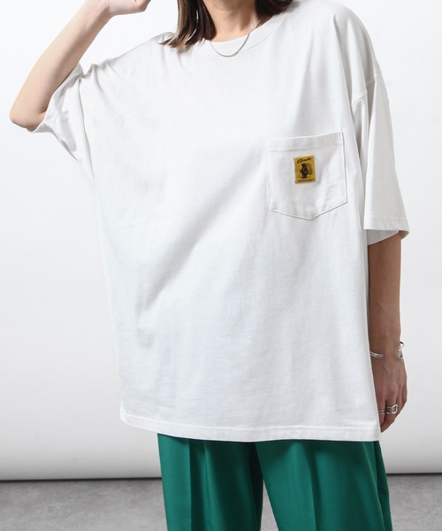 「COBMASTER」 「ZIP FIVE」半袖Tシャツ LARGE ブラック メンズ_画像4