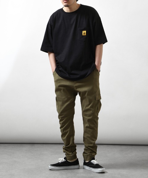 「COBMASTER」 「ZIP FIVE」半袖Tシャツ LARGE ブラック メンズ_画像6