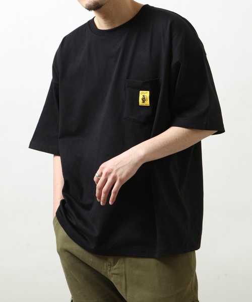 「COBMASTER」 「ZIP FIVE」半袖Tシャツ LARGE ブラック メンズ_画像7