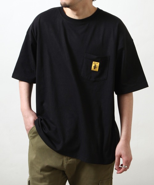 「COBMASTER」 「ZIP FIVE」半袖Tシャツ LARGE ブラック メンズ_画像8