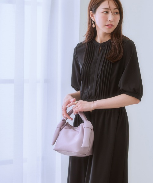 「7days Life Styling」 半袖ワンピース S モカ レディース_画像3