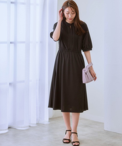 「7days Life Styling」 半袖ワンピース S モカ レディース_画像4