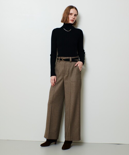 allureville（アルアバイル） パンツ CHIC TWEEDベイカーパンツ