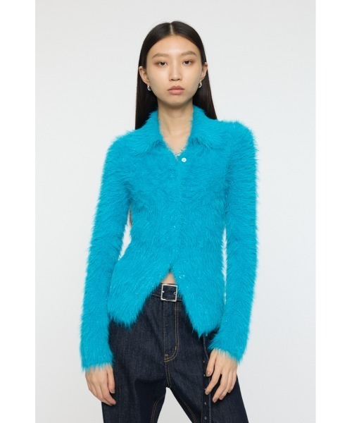 MOUSSY（マウジー） ニット セーター FEATHER LIKE KNIT シャツ