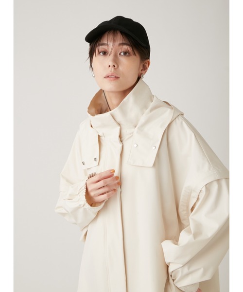 「emmi」 コート FREE ベージュ レディース_画像9