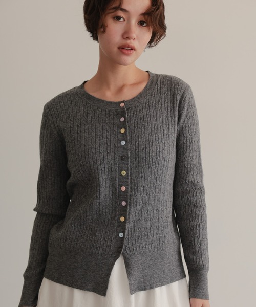 カーディガン カラフルボタン レディース : ZOZOTOWN Yahoo!店 - 通販