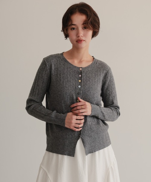 カーディガン カラフルボタン レディース : ZOZOTOWN Yahoo!店 - 通販