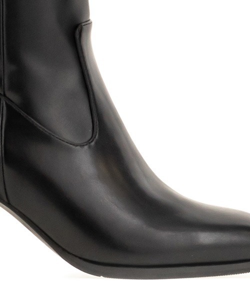 「A de Vivre」 ロングブーツ S ブラック レディース_画像9