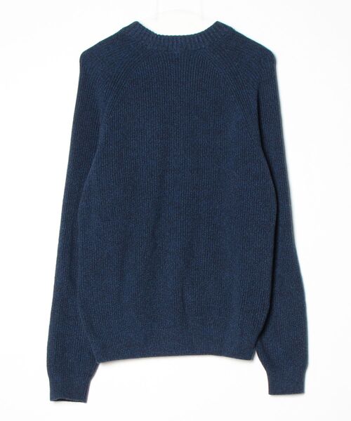 「LACOSTE L!VE」 長袖ニット X-SMALL ダークネイビー メンズ_画像2