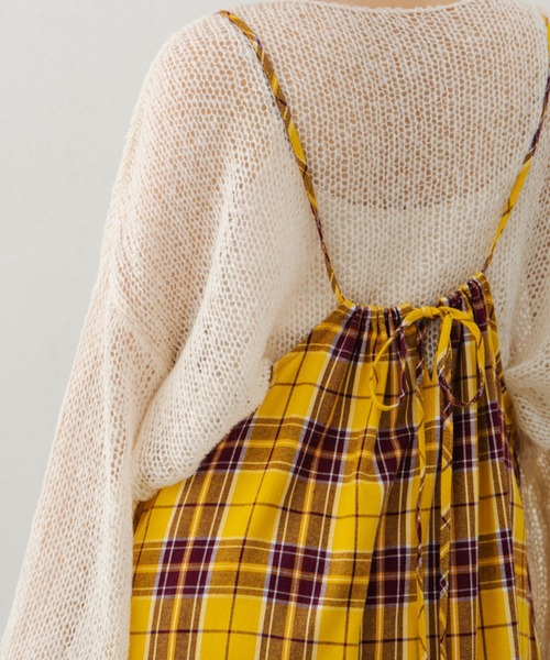 「MERLOT」 キャミソールワンピース FREE グリーン レディース_画像7