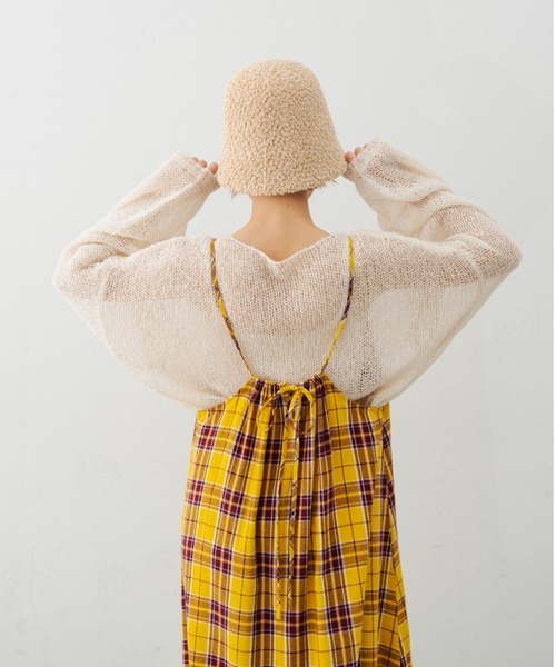 「MERLOT」 キャミソールワンピース FREE グリーン レディース_画像8