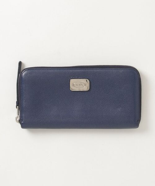 TOD'S トッズ 長財布 ネイビー レディース L字ファスナー ユニセックス TOD'S（トッズ） 財布 - ブルー レディース : ZOZOTOWN Yahoo!店