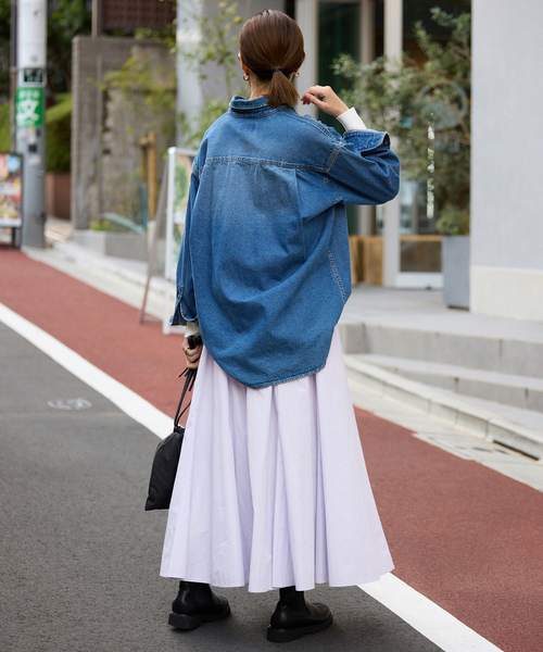 SLOBE IENA（スローブイエナ） スカート 切り替えボリュームスカート