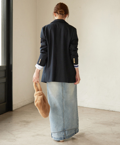 SLOBE IENA（スローブイエナ） テーラードジャケット FREE ネイビー