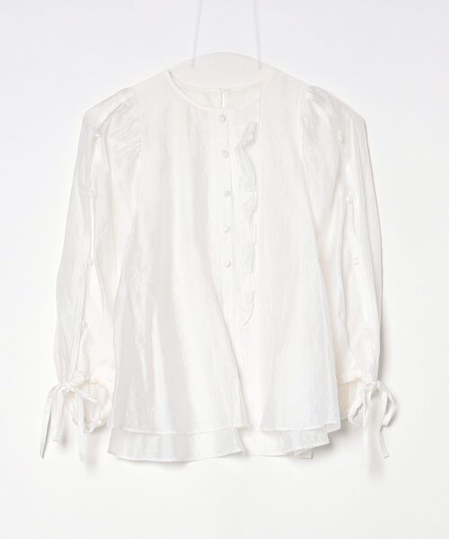 SHIPS（シップス） 「0 x ones」7分袖ブラウス ONE SIZE ホワイト 