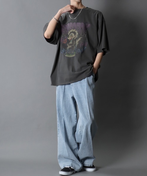 「Ed Hardy」 半袖Tシャツ M ブラック メンズ_画像4