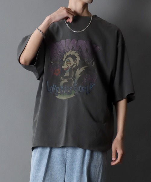 「Ed Hardy」 半袖Tシャツ M ブラック メンズ_画像6