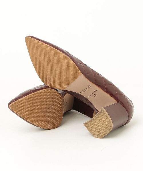 「CHEMBUR」 パンプス 36 ブラウン レディース_画像3