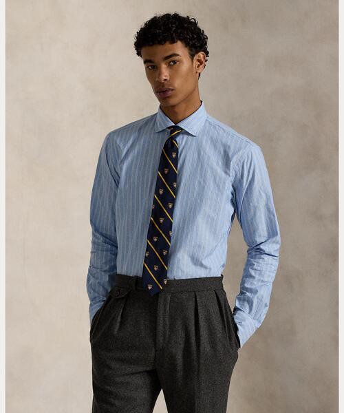 ポロ ラルフローレン　ストライプシャツ　ブラック　Sサイズ　クラシックフィット POLO RALPH LAUREN（ポロ・ラルフローレン） シャツ クラシック