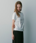 tシャツ 半袖 アシメラインアウトシームニット...の詳細画像5