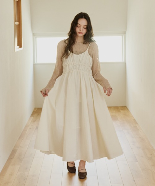 OLUN ワンピース volume cami onepiece/ボリュームキャミワンピース OLUN ワンピース volume cami onepiece/ボリュームキャミワンピース