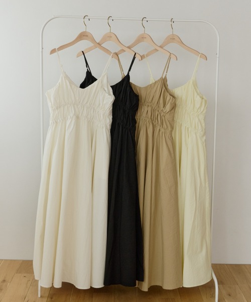 OLUN ワンピース volume cami onepiece/ボリュームキャミワンピース