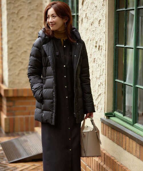 23区（ニジュウサンク） ダウンコート 40 ブラウン レディース