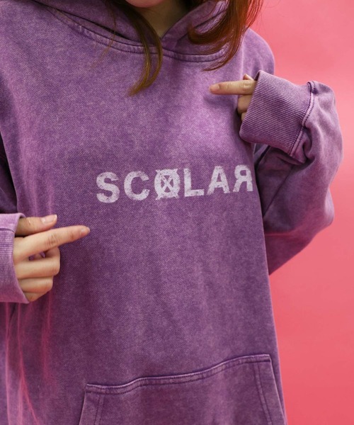 ScoLar Parity スカラー★ビッグシルエット パーカー ロゴ 人気デザイン！】ScoLar Parity スカラーパリティ パーカー クマ