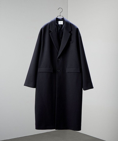 「ENDER PRODUCTS」 チェスターコート M ダークネイビー メンズ_画像8