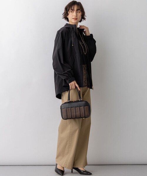 【ベージュ】ストレッチフルジップ中綿シャツブルゾン <NATIVE> (LADIES) CNスタンドジップブルゾン,notch.| TOKYO DESIGN CHANNEL